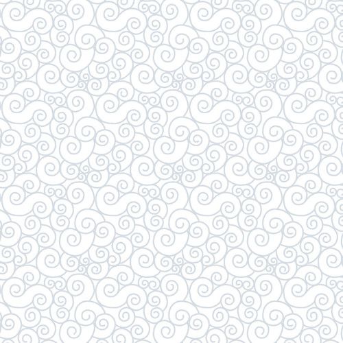 Quilter's Flour by Henry Glass Fabrics -1892-01W Curls (WOW - not grey as per image)