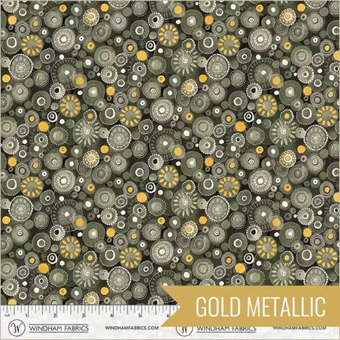 Flora & Form by Essoldo Designs for Windham Fabric Dotty in Phthalo Green 54781DM-4P