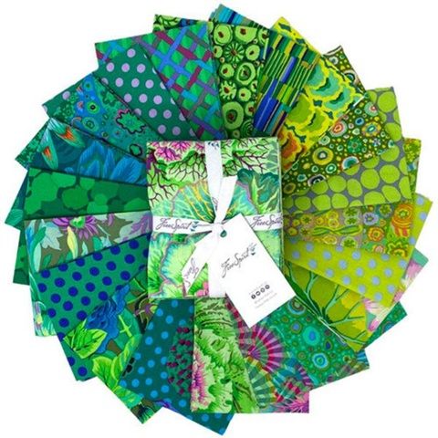 Kaffe Fasset Collective Fat Quarter Bundle - GREENS/TEALS FB4FQGP.TIDAL