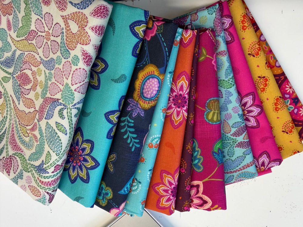 John Scott's Sambramha for Lewis & Irene - 11 fat quarters