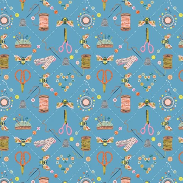 Country Sewing Club by Lena Morris for Thread & Ink Bee Stitch - CSEW1037