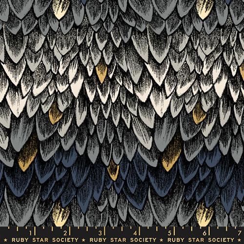 Fire Glow by Sarah Watts of Ruby Star for Moda - Smoke  RS2134 14M