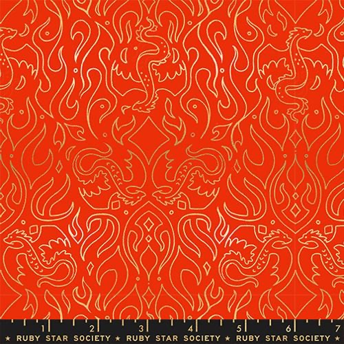 Fire Glow by Sarah Watts of Ruby Star for Moda - Dark Ruby  RS2137 12M