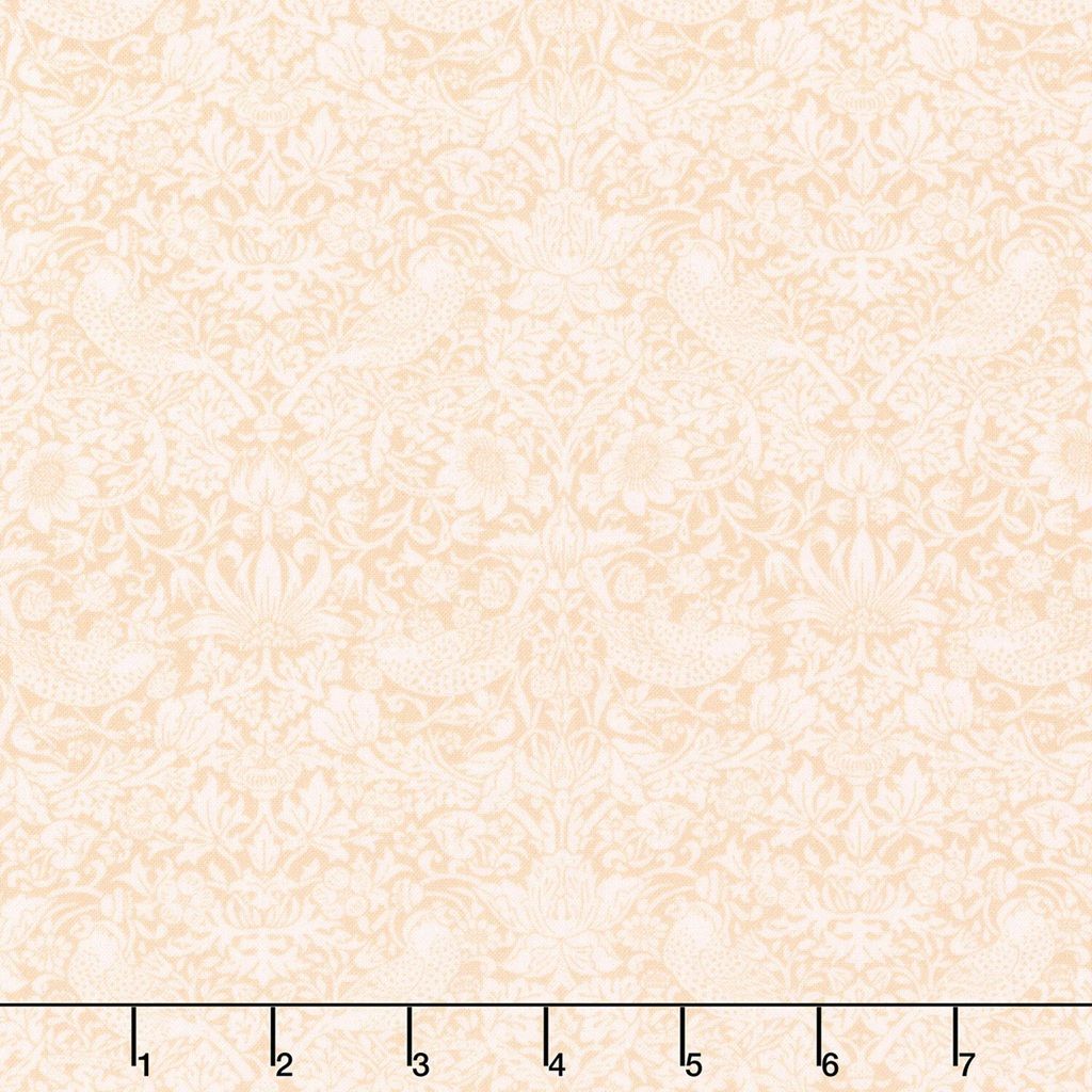 The Trellis Pattern by Morris & Co Tonal Strawberry Thief Sweetbriar Peach WWM153SWEETB