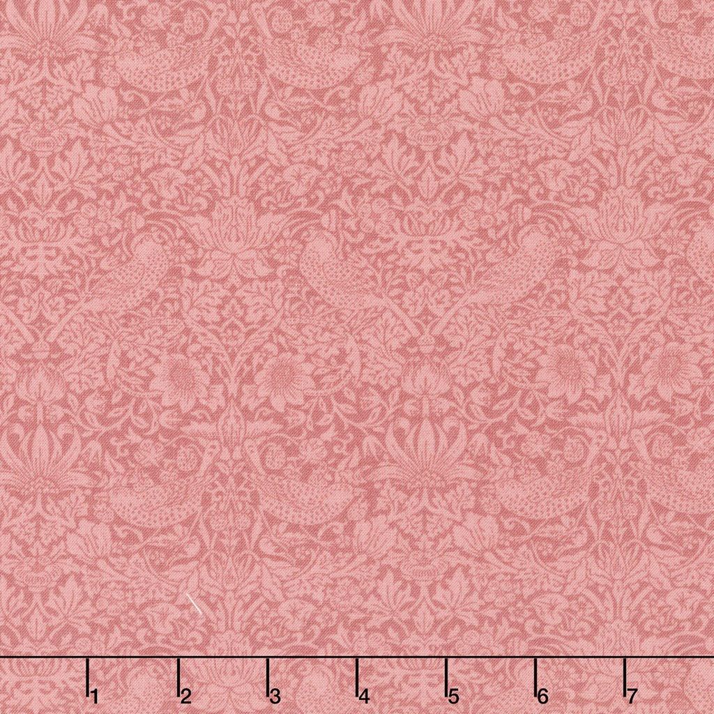 The Trellis Pattern by Morris & Co Tonal Strawberry Thief Wardle Wine WWM153WARDLE