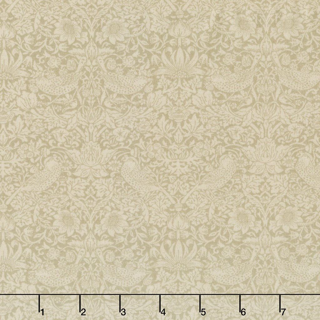 The Trellis Pattern by Morris & Co Tonal Strawberry Thief Olive Fruit WWM15