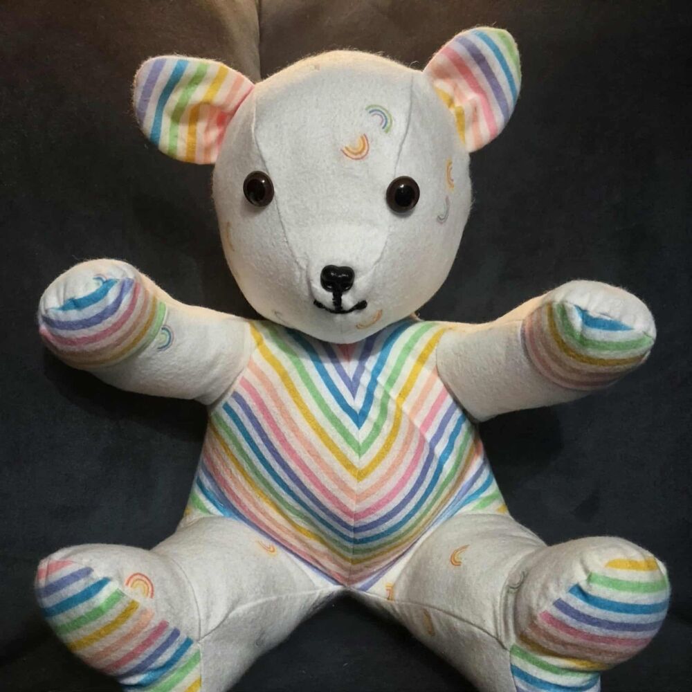 White Gecko George Memory Bear Kit - White was 26.99 now &pound;10!