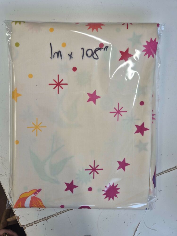 Bolt End Tula Pink True Colors 108" Quilt Back fairy dust 1M x 108"