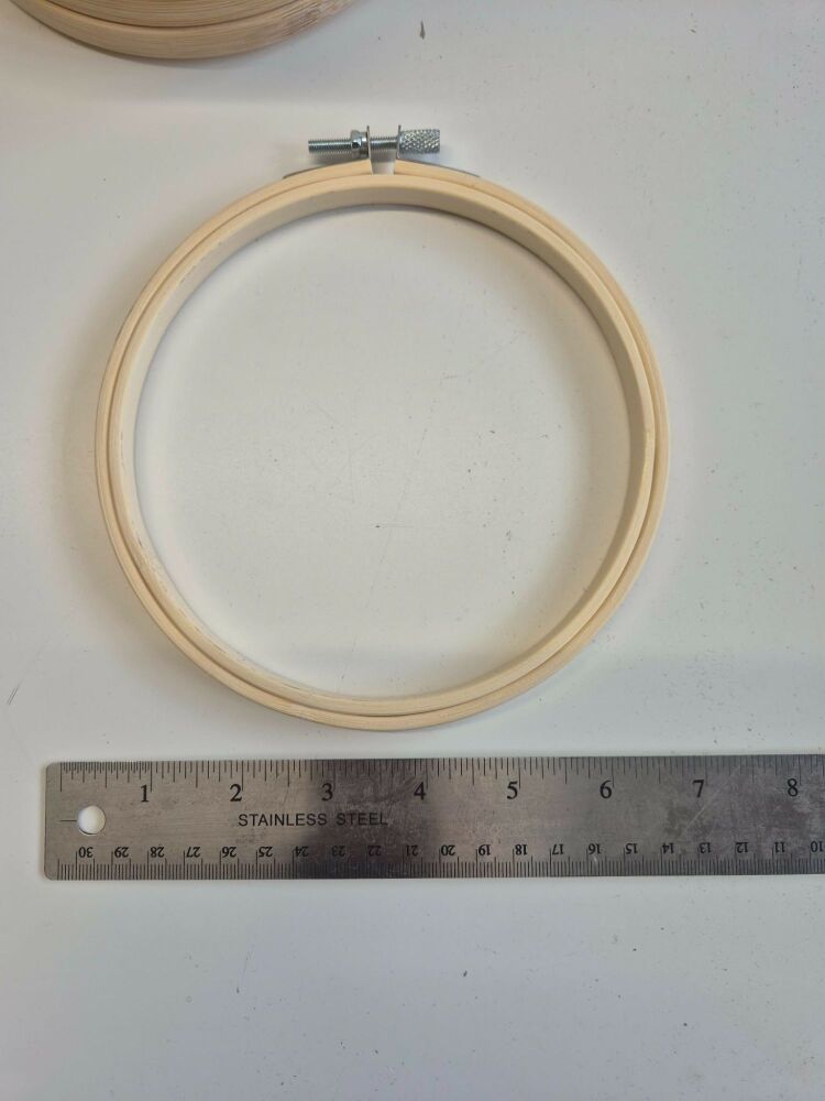 6" wooden Embroidery hoop