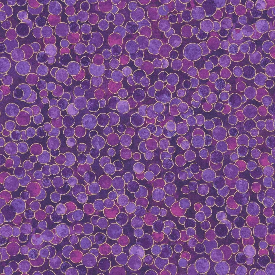 Shimmer by Deborah Edwards for Northcott Fabrics 27895M-88 Pansy
