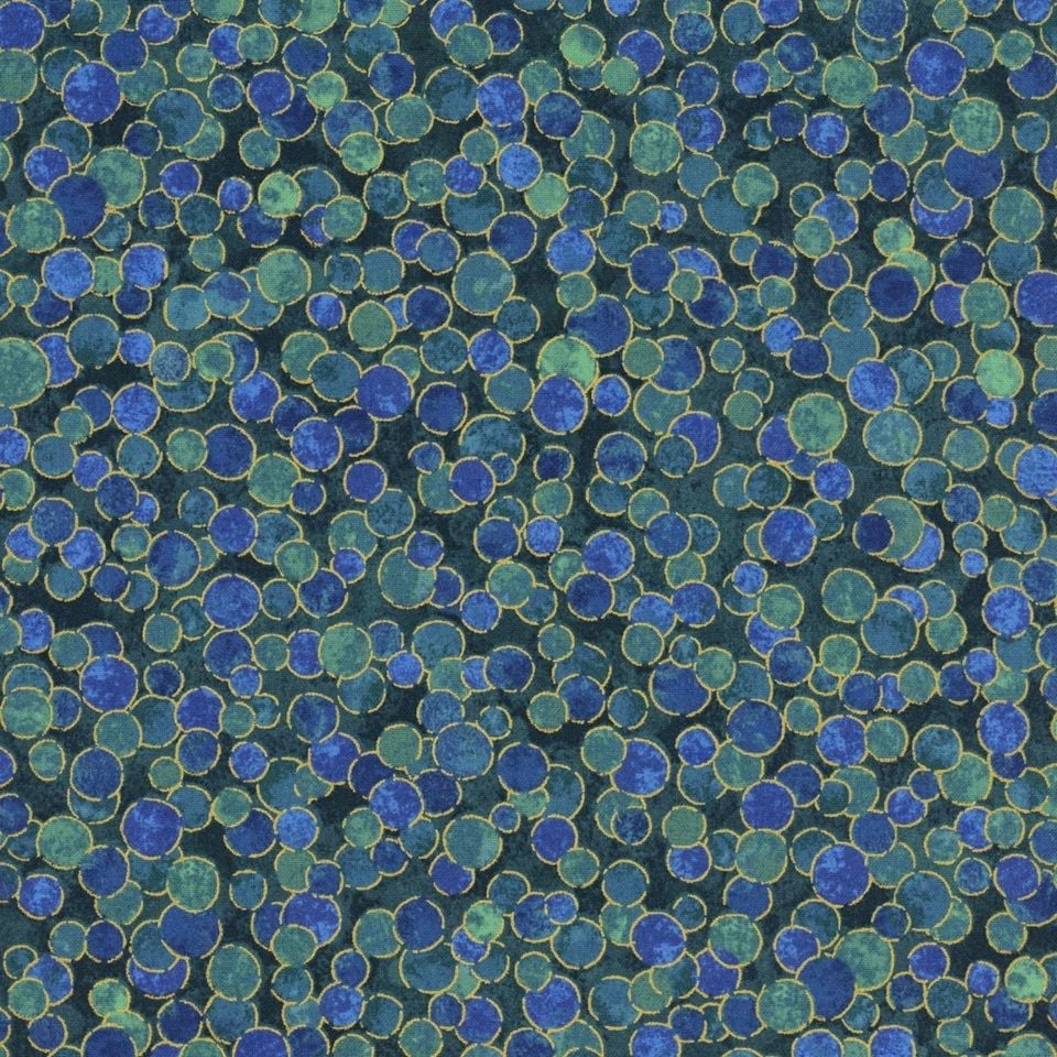 Shimmer by Deborah Edwards for Northcott Fabrics 27895M-66 lagoon