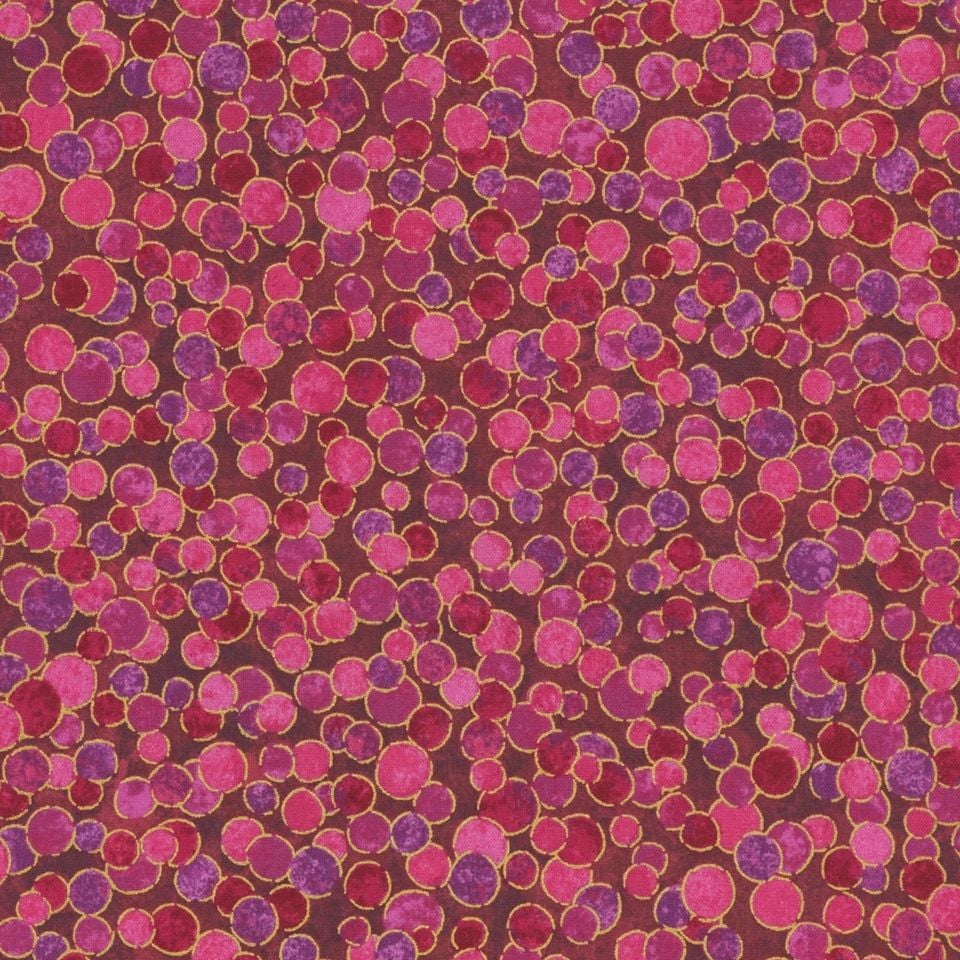 Shimmer by Deborah Edwards for Northcott Fabrics 27895M-28 Bubblegum