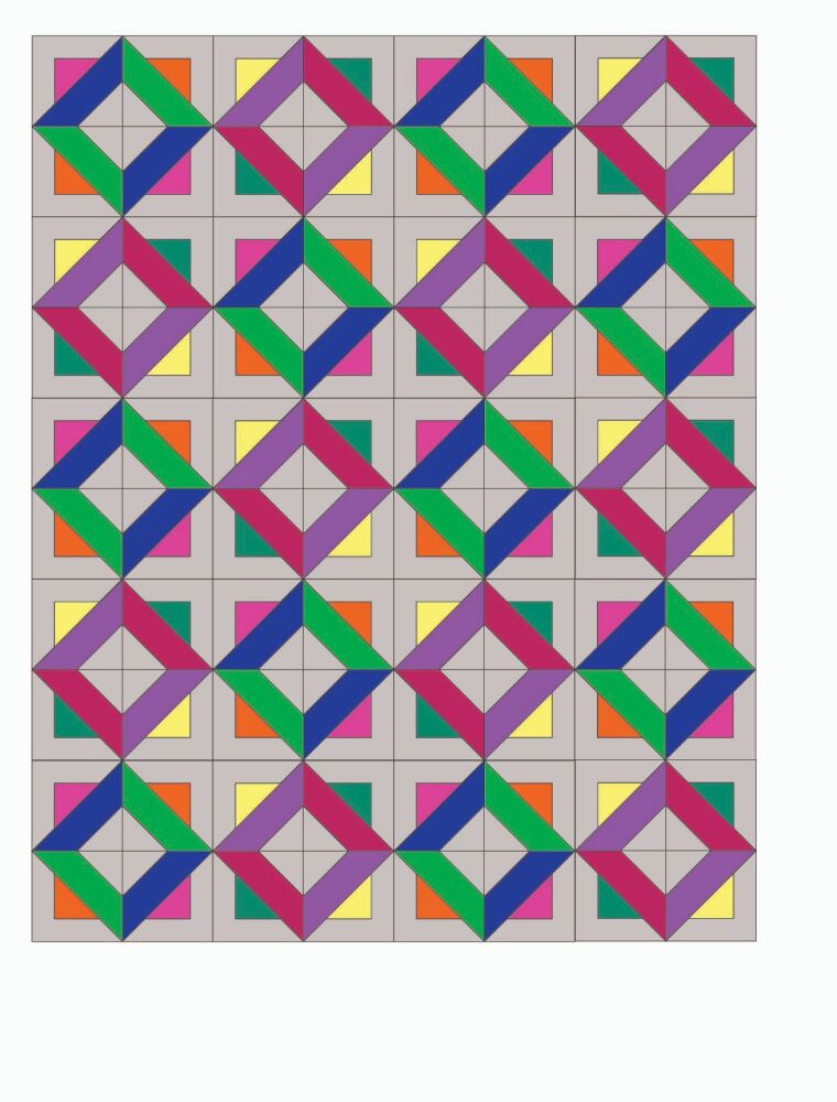 Annie's Star Quilt pattern - paper copy