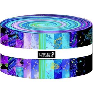 Evening Glow by Chong-a Hwang for Timeless Treasures Fabrics Strip Roll  CPSTRIP40-CM