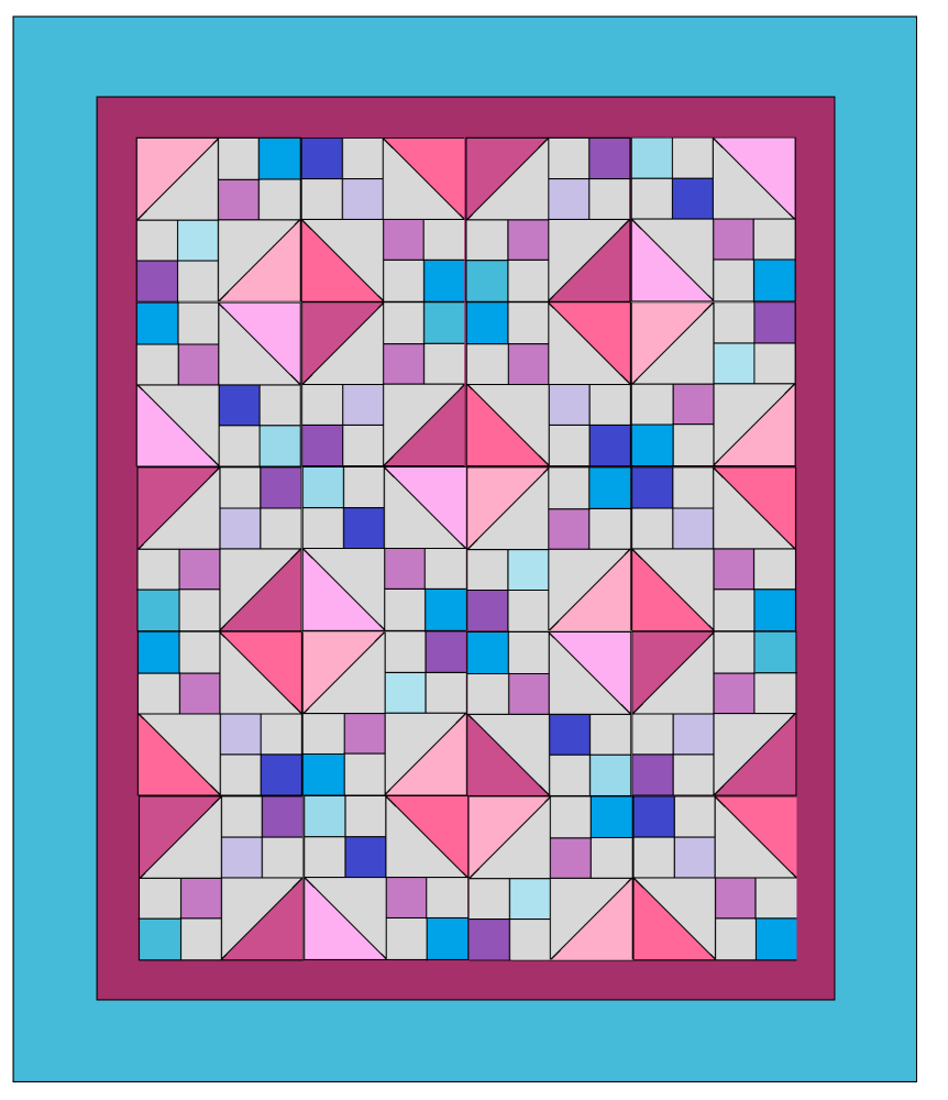 Jacob's Diamond Quilt Block - digital download