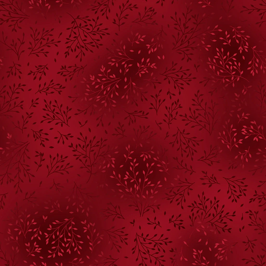 Bloom and Blend by Fin Fabrics - Burgundy FINB&B-7