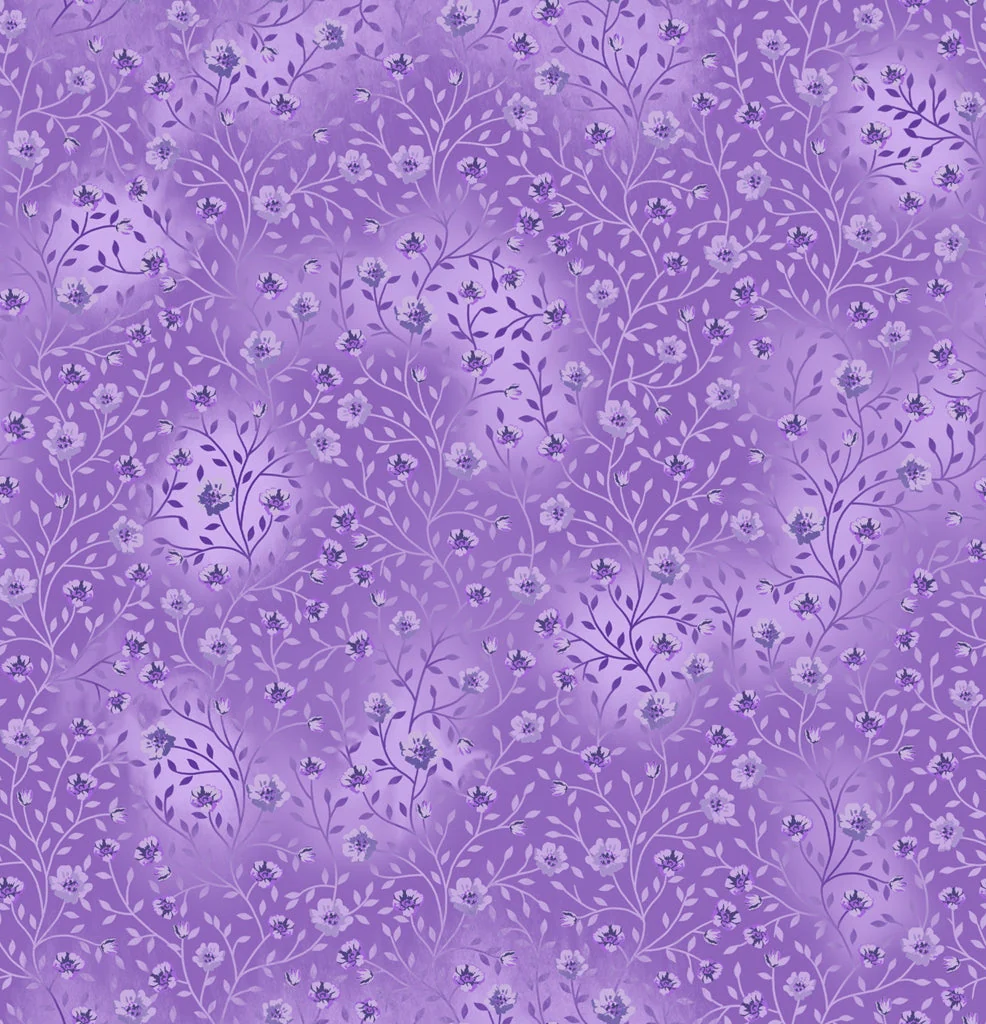 Bloom and Blend by Fin Fabrics - Lavender FINB&B-9