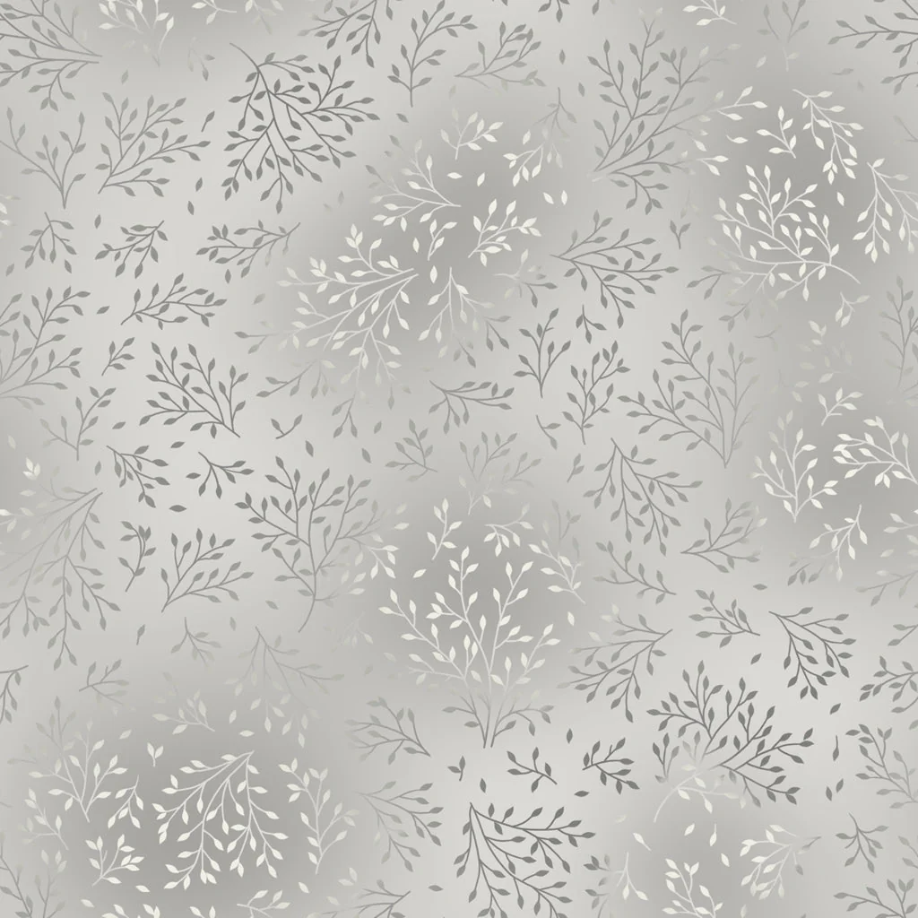 Bloom and Blend by Fin Fabrics - Light Gray FINB&B-4