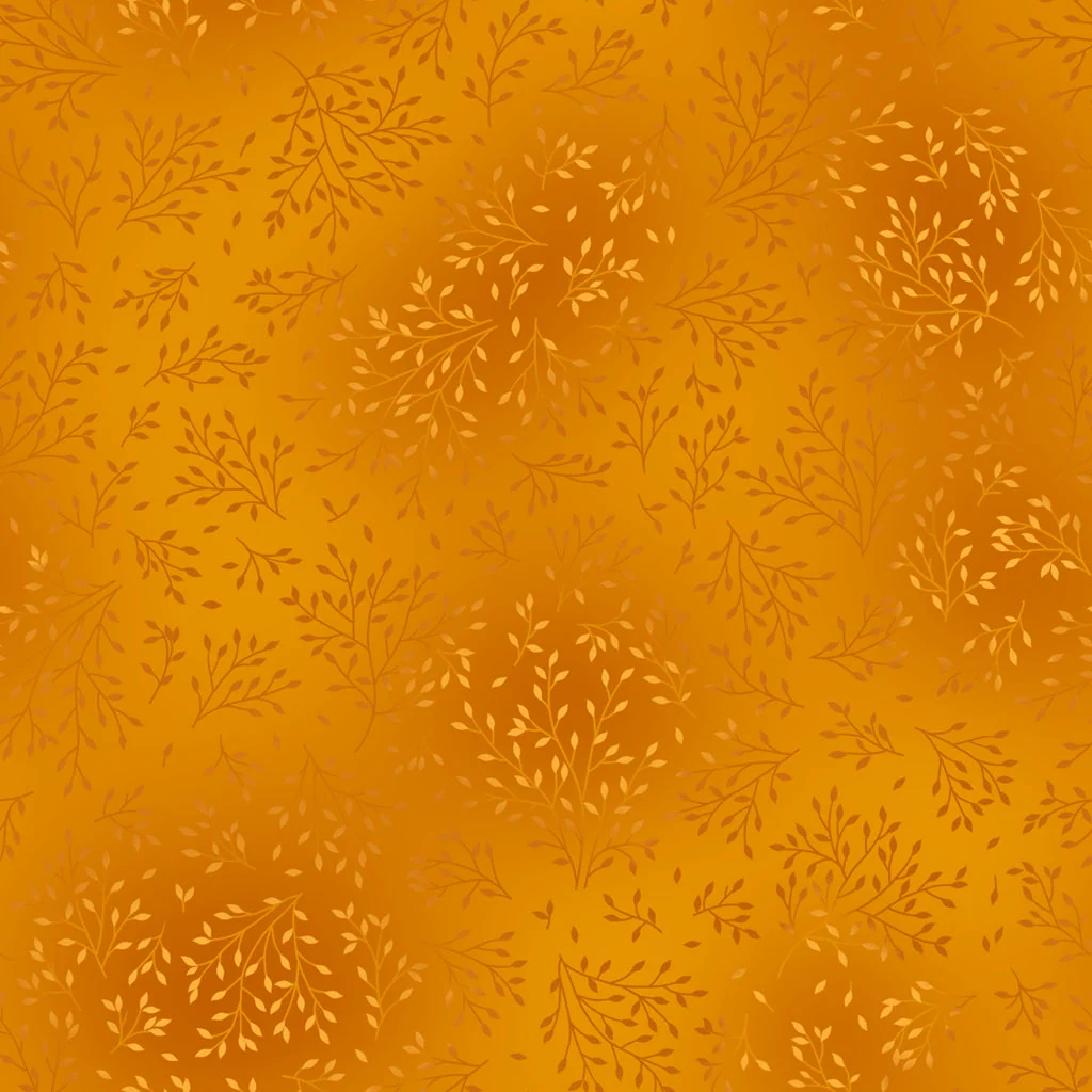 Bloom and Blend by Fin Fabrics - Mustard Yellow FINB&B-16