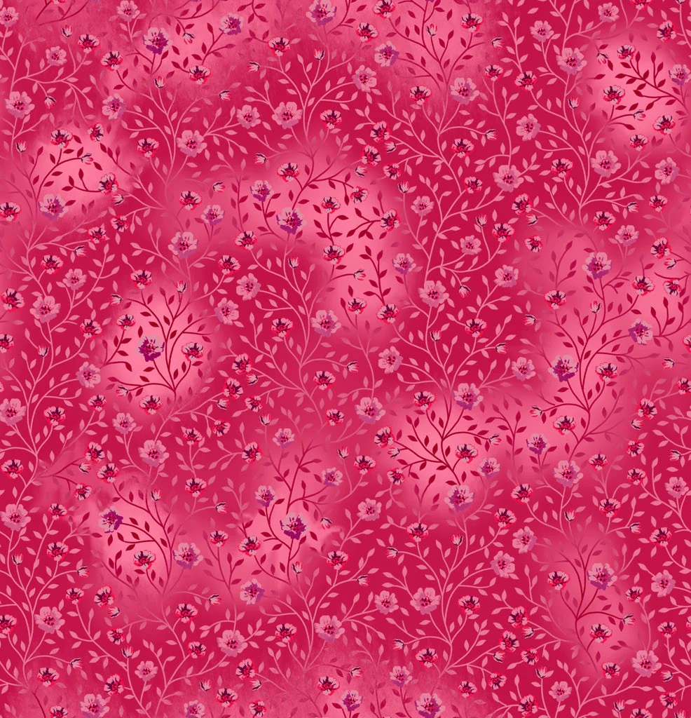 Bloom and Blend by Fin Fabrics - Pink FINB&B-17