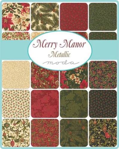 Merry Manor Metallic 2025 by Moda