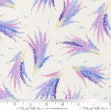 Delphinium by Janet Clare for Moda - 24652 11 Snowdrop