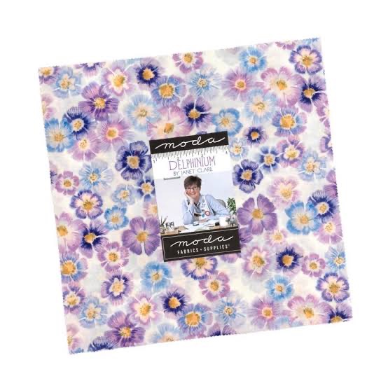Delphinium by Janet Clare for Moda - Layer Cake