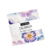 Delphinium by Janet Clare for Moda - Mini Charm Pack