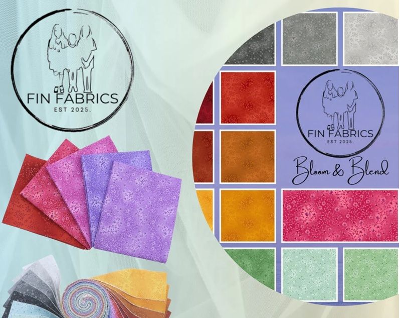 Bloom and Blend by Fin Fabrics