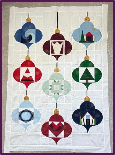The Peekaboo Bauble Quilt - Digital Download
