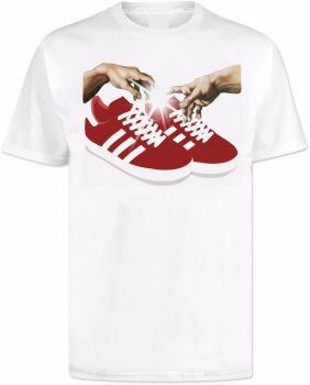 Football Casuals Gazelle Trainers T shirt