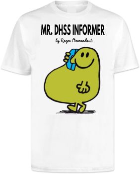 Mr Men Mr DHSS Informer T Shirt