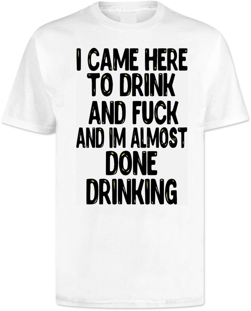 I Came Here To Drink T Shirt