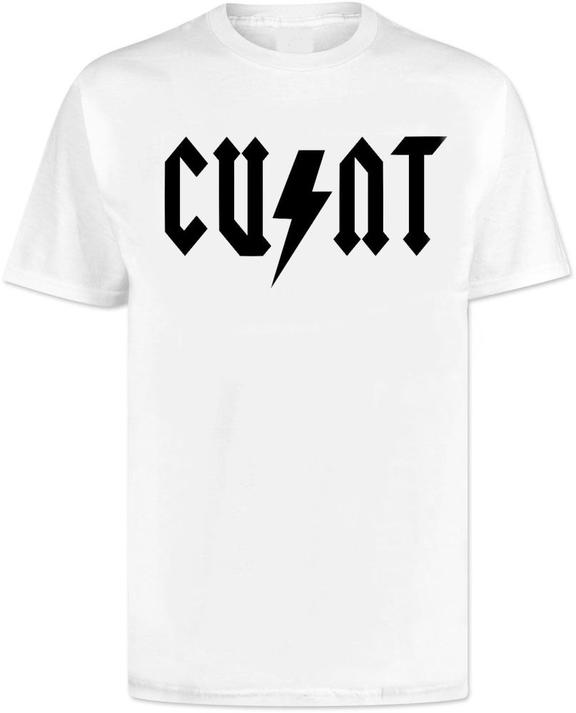 CUNT T Shirt . AC DC Style