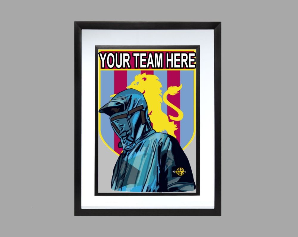 Football Casuals Print . YOUR TEAM