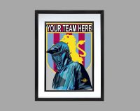 Football Casuals Poster Personalised YOUR TEAM