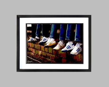 Football Casuals Trainers Wall Poster