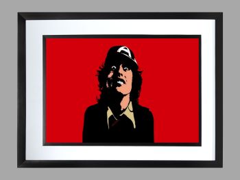 ACDC Angus Young Poster