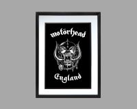 Motorhead Print Poster Snaggletooth Logo Lemmy