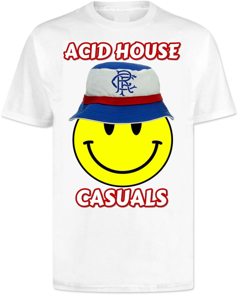 Football Casuals T Shirt .. YOUR TEAM ON THE HAT