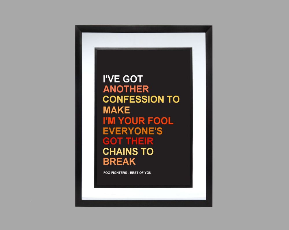 Foo Fighters print