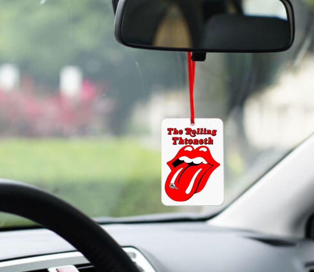 The Rolling Stones Car Fragrance - Rolling Thtoneth