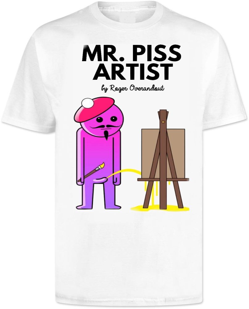 Mr Men Piss Artist T Shirt