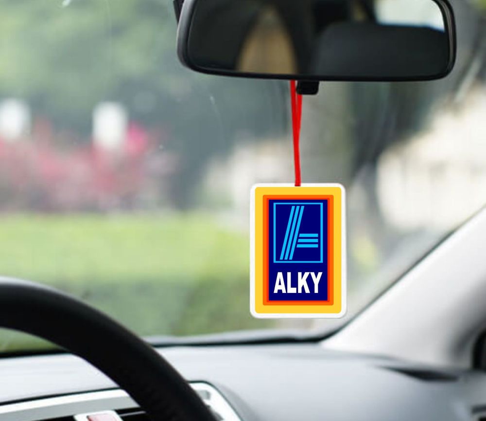 Alky Car Air Freshener - Aldi Style