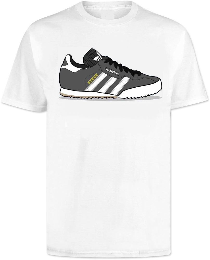 Samba Trainers T Shirt - PERSONALISED WITH YOUR NAME 