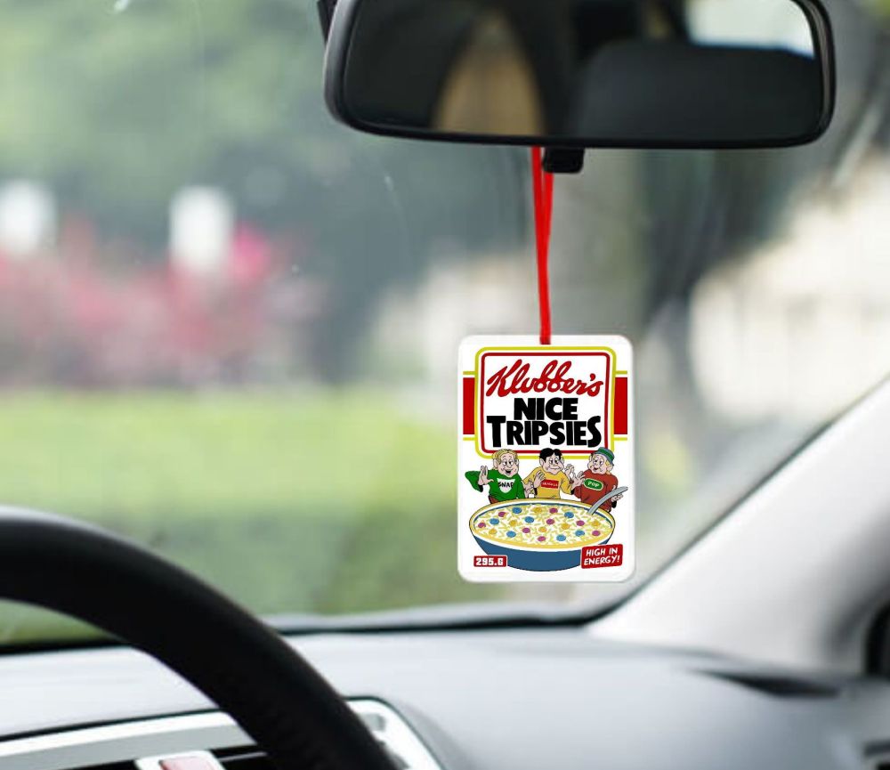 Klubbers Nice Tripsies Car Air Freshener - Kelloggs Rice Krispies Style