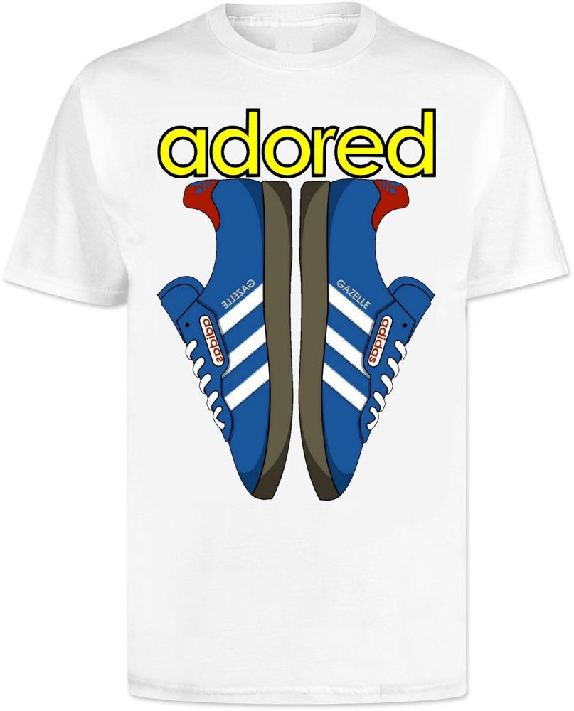Adored Adidas Gazelle Trainers Style T Shirt 