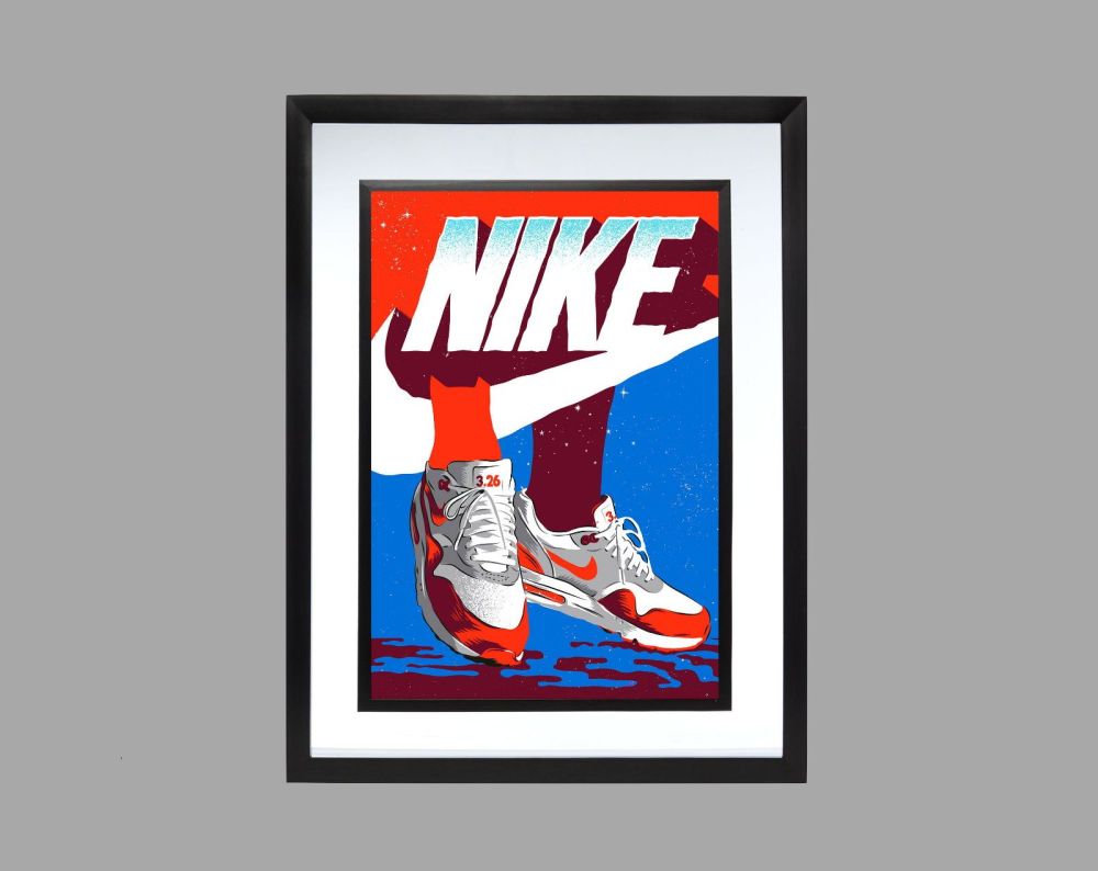 Nike Air Max Reproduction Poster Print