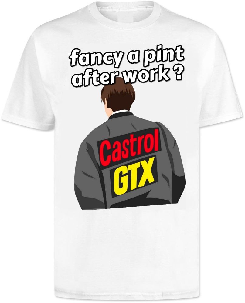 Alan Partridge T Shirt Fancy a Pint After Work