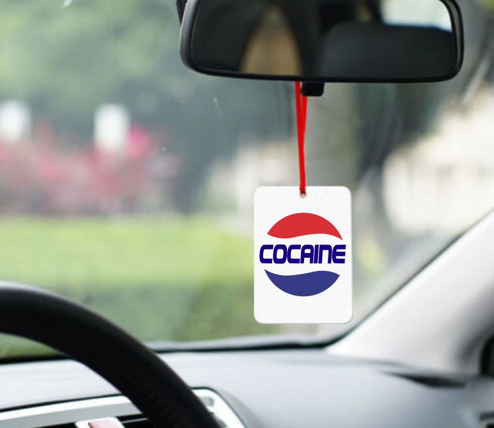 Cocaine Car Air Freshener